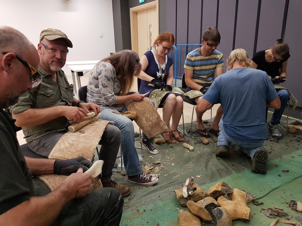 Flint knapping workshop